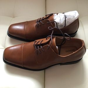 alfani tan mens dress shoes
